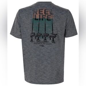 Reel Life Gray Short Sleeve Tee - NWT